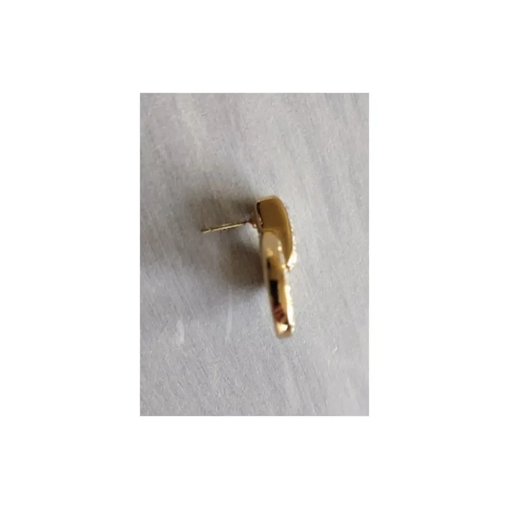 Christian Dior Goldtone & Rhinestone Post Earrings‎ with Rhinestones